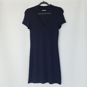 Wilfred Free Aritzia M Robillard blue shirt dress